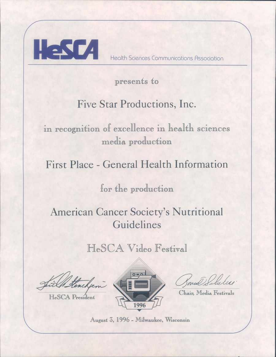 HESCA Award